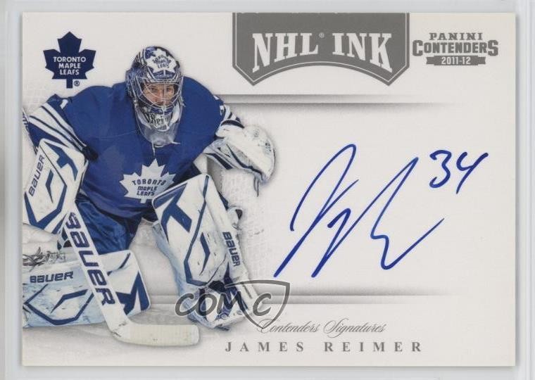 James Reimer #61 2011-12 Panini Contenders NHL Ink