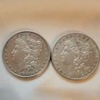 1884-P Morgan Silver Dollar Lot of 2 Coins Circulated