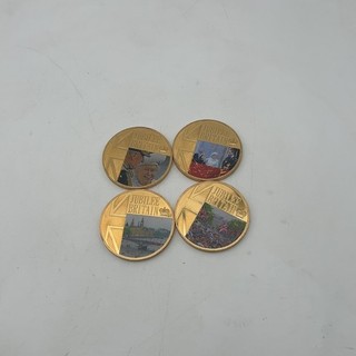 Jubilee Britannia Queen's Diamond Jubilee Medallions Set of 4 Job Lot