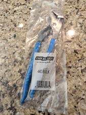 Channel Lock 12 inch V-Jaw Tongue and Groove Plier Serrated 440 Blue