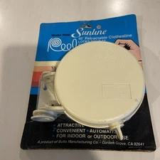 Vintage Sunline 40' Retractable Clothesline Reel Model R400 Indoor Outdoor