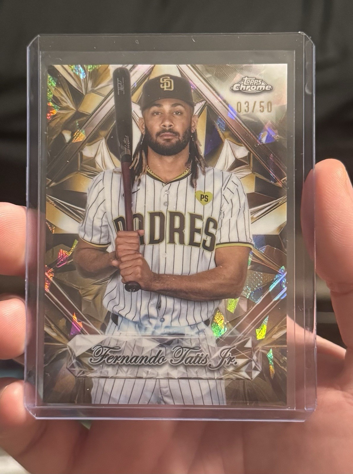 2025 Topps Chrome Gold Sapphire Selections Fernando Tatis Jr /50