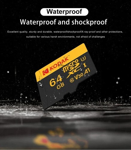 KODAK MICRO SD ⭐ 32/64/128/256 GB ⭐ TESTED ✅ Smartphone Switch OLED Memory Card - Zdjęcie 5 z 11