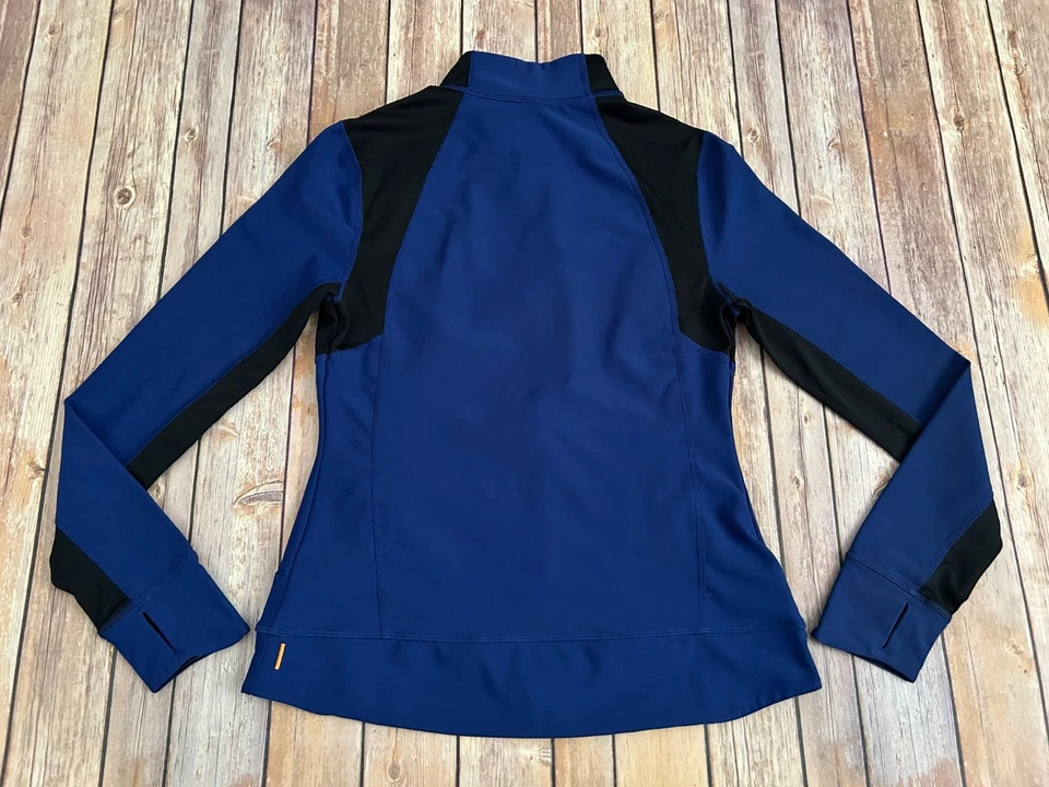 Chaqueta deportiva LUCY Tech azul cremallera completa talla pequeña Foto 2 de 4