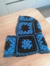 Balaclava Passamontagna Cagoule Uncinetto Crochet Granny Square 