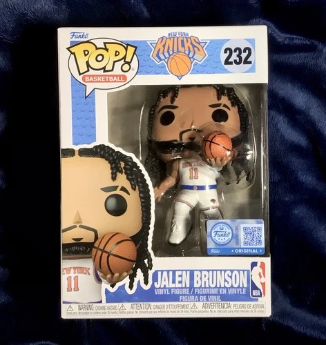 Funko Pop! NBA 232 Jalen Brunson Knicks White Association Jersey Exclusive
