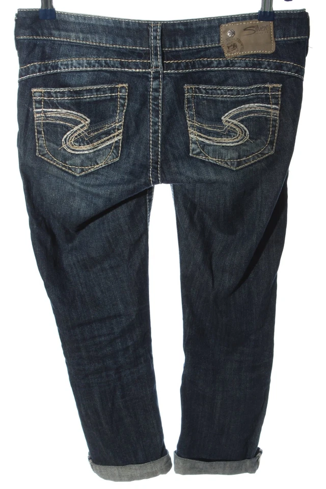 SILVER JEANS Vaquero 3/4 Mujeres Vaquero Talla EU 36 azul look casual - Imagen 2 de 4
