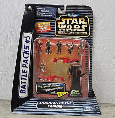 Galoob Star Wars Micro Machines Action Fleet Battle Pack #5 Swoops - RARE ERROR