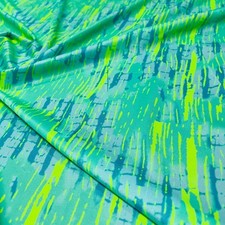 Abstract Painting print 4-way Stretch Fabric 60" Wide Swimsuit Spandex By Yard