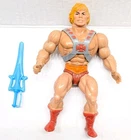 He-Man Figure Vintage 1981 Masters of the Universe Soft Head Motu & Blue Sword