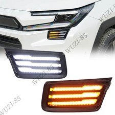 Pair For Toyota RAV4 2026+ LED Daytime Running Lights Fog Lights Left+Right Side