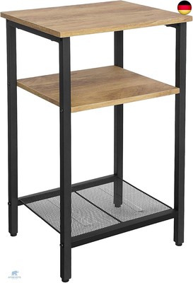 VASAGLE Side Table, Bedside Table, Small Sofa Table, Bedroom, Living Room, Easy
