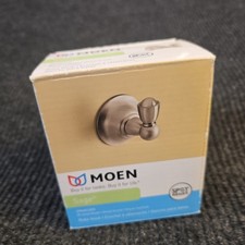 Moen Sage Brushed Nickel Single Robe Hook 2.5" - DN6803BN