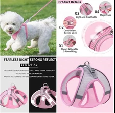 New Medium Size No Pull Breathable Mesh Dog Harness Pet Vest