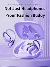 Bluetooth Headset 5.4 TWS Wireless Earphones Earbuds Headphones Stereo Ear Hook