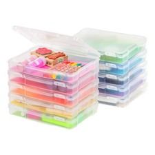 IRIS USA Photo Storage Cases |Made in USA| Fits 5"x7", 10 (5x7), Clear