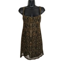 Urban Outfitters UO Anya Mesh Mini Dress in Snake Skin Print Size Medium 