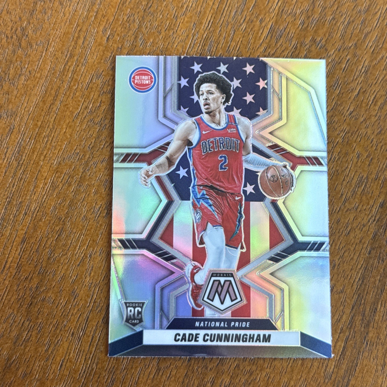 2021-22 Panini Mosaic - National Pride Cade Cunningham #260 Silver Prizm (RC)