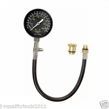 ENGINE COMPRESSION TESTER TESTING GAUGE GAGE CHECK TEST TOOL KIT