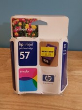 Genuine NIB HP 57 Tri Color Printer Ink Cartridge expired 2004