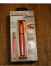NEW FINISH TOUCH FLAWLESS BROWS 18K GOLD PLATED New/Sealed. Salmon color