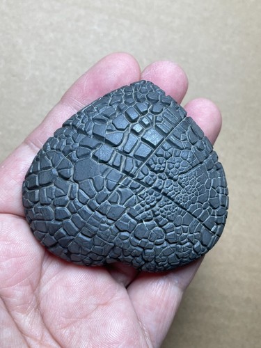 160g Hermosa Piedra Natural Tortuga Espalda Patrón Moire Piedra Paisaje - Imagen 18 de 24