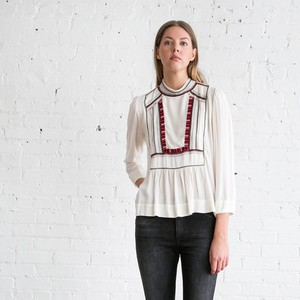Donna Maglietta Avorio Camicia Isabel Ricamato 36 Taglia Marant S Cerza Ow5qWT