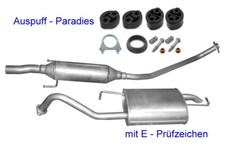 FOX Sportauspuff Toyota Corolla E12 Hatchback - TS Kompressor, Bj. 2005-2007, Endrohr 2x80mm Rund