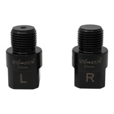 NEW PRO PEDALS EXTENDERS 21MM 9/16 CRANK TO 9/16 PEDAL IN BLACK