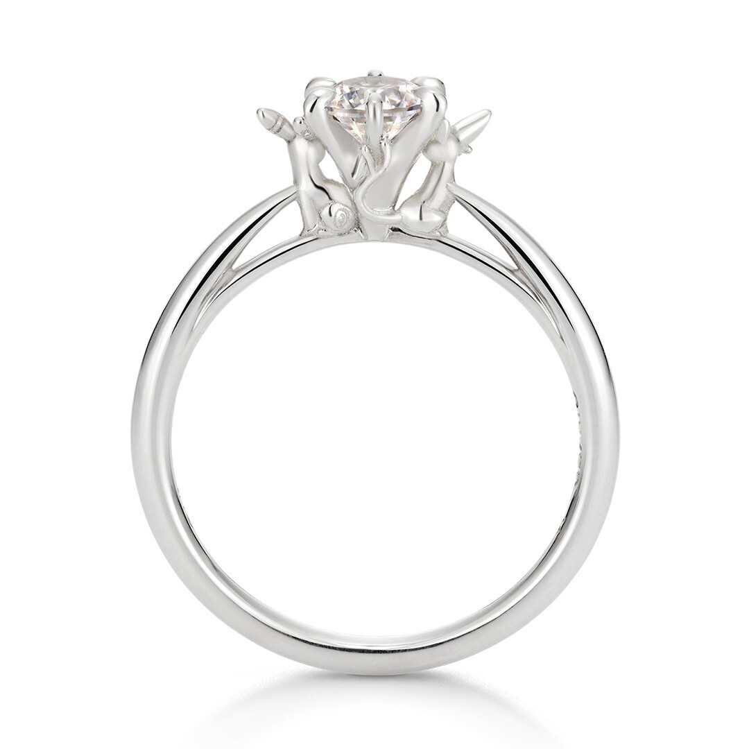 Umbreon Rings Pokemon Espeon & Umbreon Solita Silver Ring Cubic Zirconia From U ...