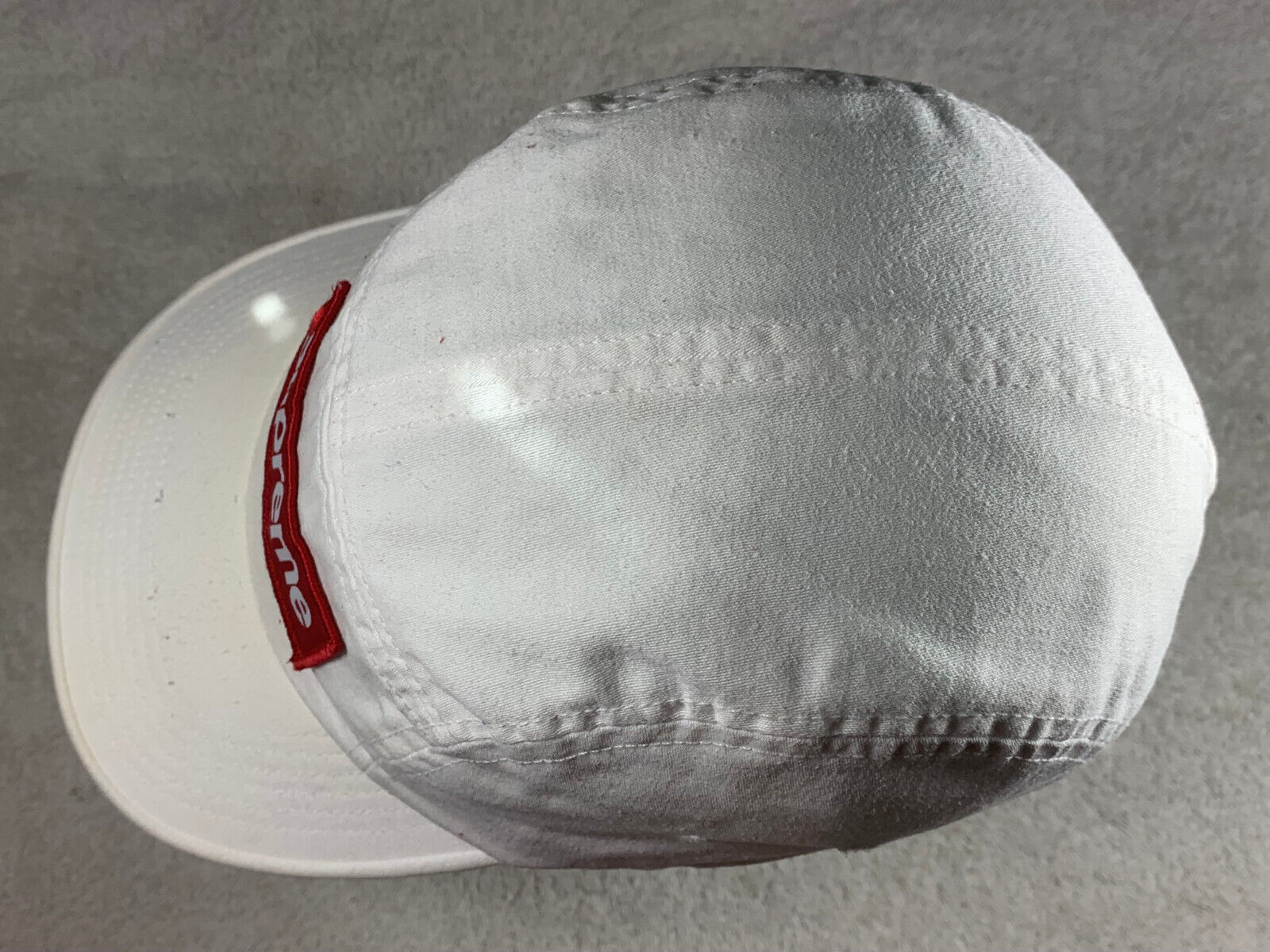 supreme camp cap white checker red bogo FW 5 Panel