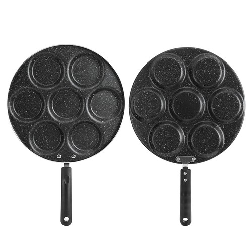 7 Holes Frying Pan Non Stick Cooking Pan For Home Kitchen CBK - Picture 21 of 24