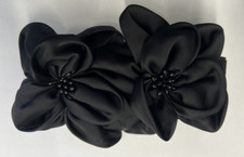 Floral Wide Black Belt LSX Stretchy Chunky Waist Belt Dress Belts Big Flower