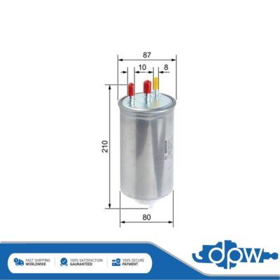Fits Dacia Duster 2010-2018 1.5 dCi + Other Models Fuel Filter DPW