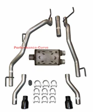 Performance CatBack Dual Exhaust Fits 09-22 Dodge RAM 5.7 - Flow Chaser Muffler 