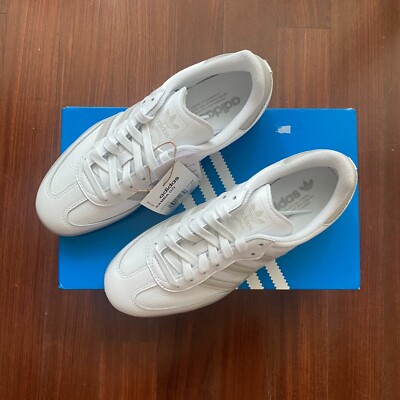 Size 9.5 - adidas Samba OG White Grey for sale online | eBay