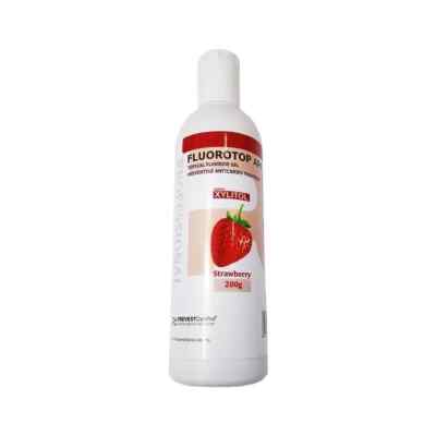 Dental Fluorotop APF Topical Fluoride Gel 200g Bottle STRAWBERRY  K.