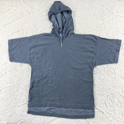 VTG 90s Short Sleeve Hoodie Thick 