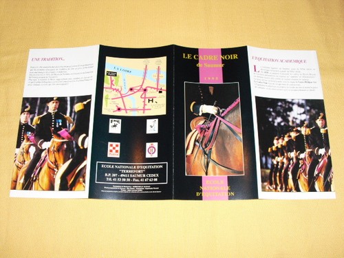 Le Cadre Noir De Saumur Tract Dépliant Prospectus Flyer Tourisme brochure - Picture 4 of 4