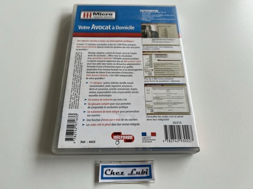 Votre Avocat À Domicile (Codes Civil Et Pénal) - PC - FR - 2003 - 第 3/3 張圖片