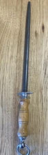 RH Forschner honing steel wood handle 21” long 