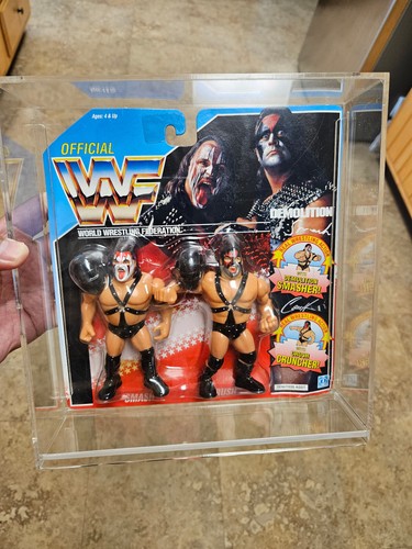 1991 WWF Hasbro MOC Demolition Smash & Crush w...