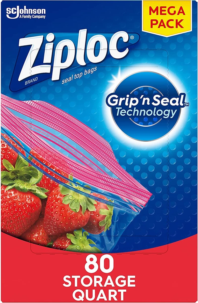 Ziploc Storage Quart Bags