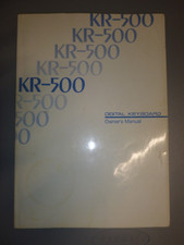 Roland KR-500 Digital Intelligent Piano Owner's Manual