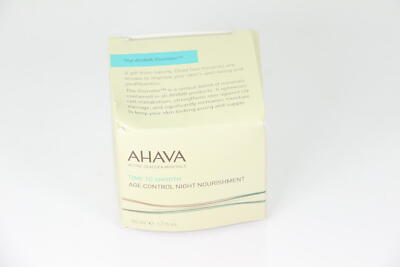 AHAVA Time to Smooth Age Control Night Nourishment 1.7 oz U38