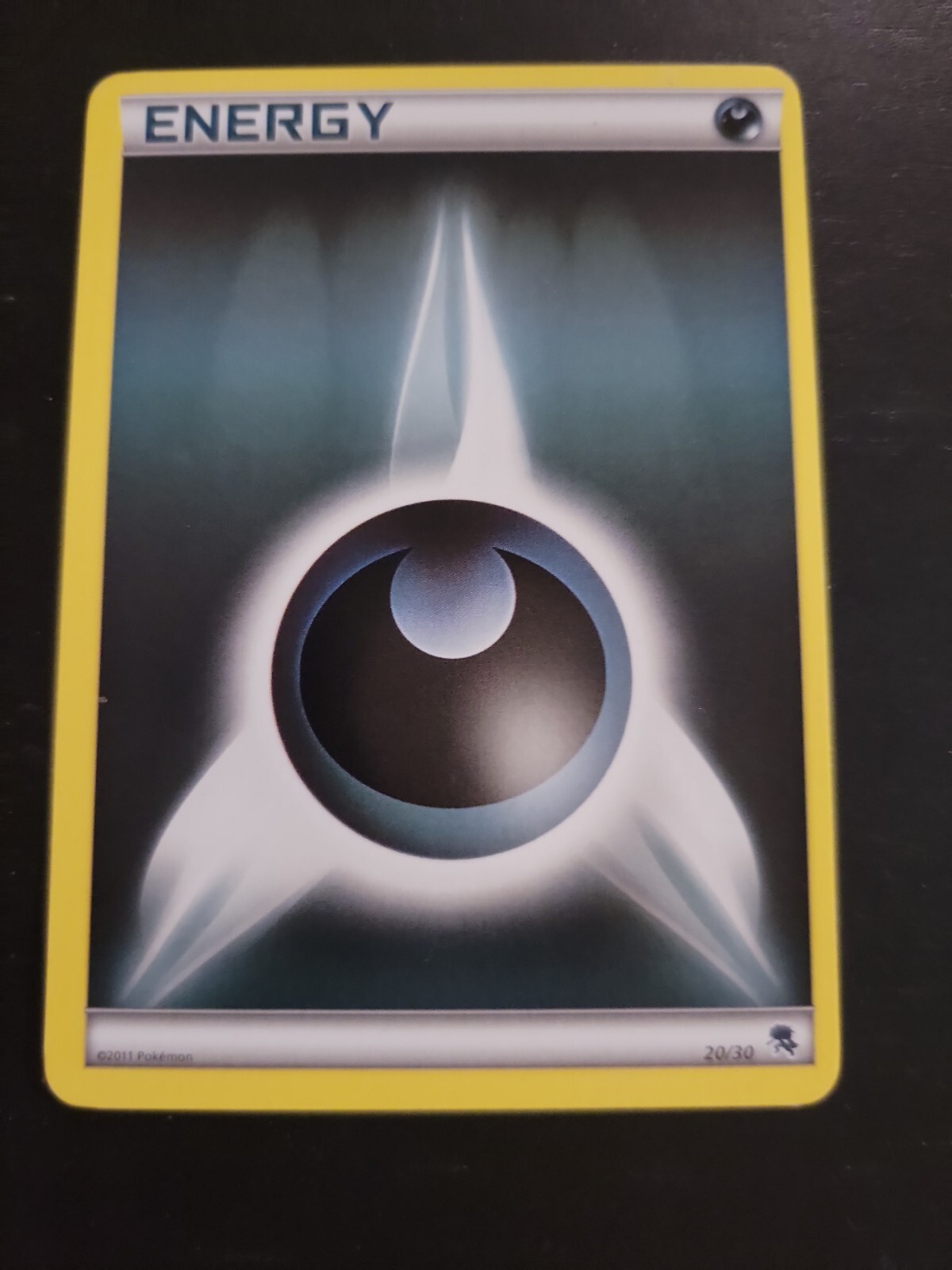Pokemon Card 2011 Excadrill & Zoroark - Darkness Energy 20/30