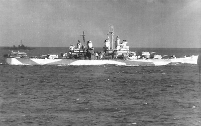 Postcard USS Canberra CA-70