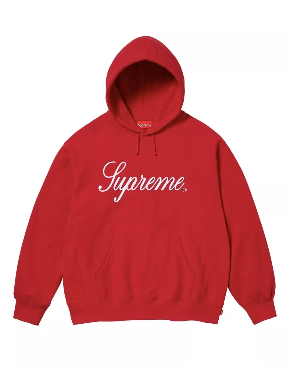 Supreme Raised Script Hooded Sweatshirt XL