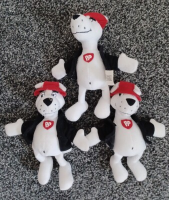 Pizza Hut Pooch Dog Plushes Soft Toys Beanie UK