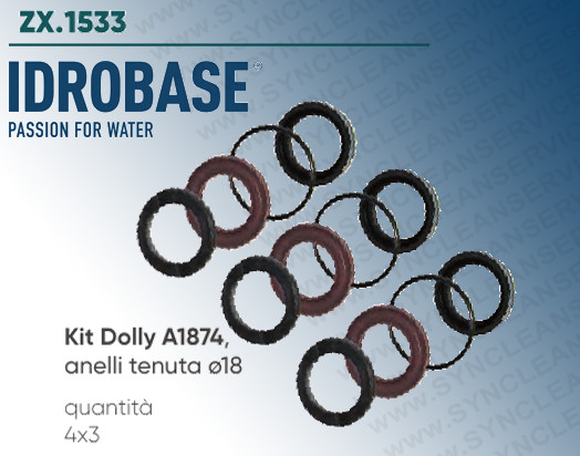 Kit 1874 Idrobase per Pompe HPE Annovi Reverberi | Ricambi Professionali